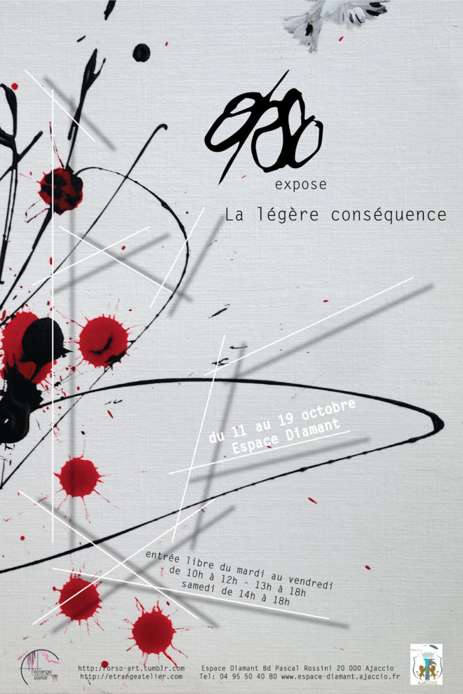 11 au 19 octobre : La légère conséquence, oeuvres d'ORSO 11 au 19 octobre : La légère conséquence, oeuvres d'ORSO