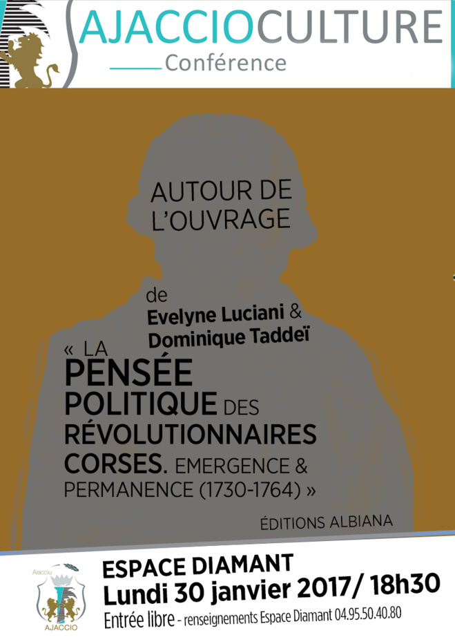 Lundi 30 janvier : Conférence autour des révolutionnaires Corses Lundi 30 janvier : Conférence autour des révolutionnaires Corses