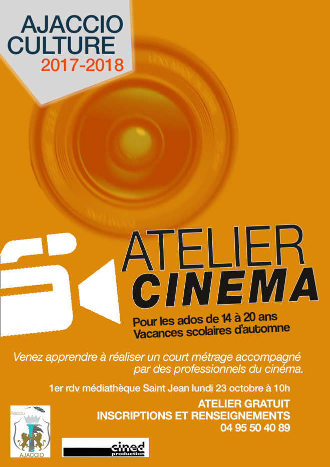 Nouveauté : Atelier Cinéma Nouveauté : Atelier Cinéma