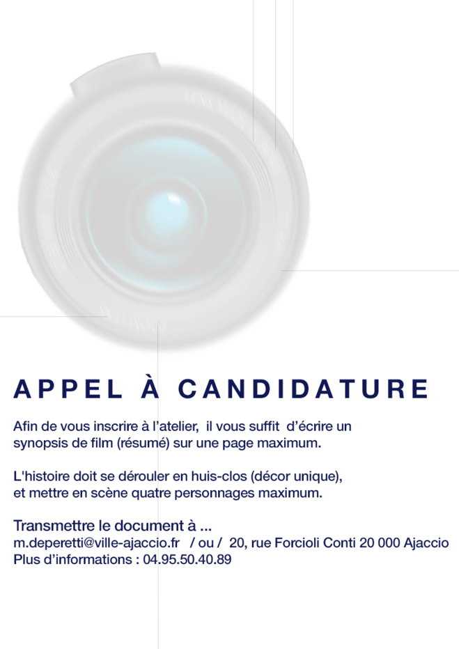 Nouveauté : Atelier Cinéma Nouveauté : Atelier Cinéma