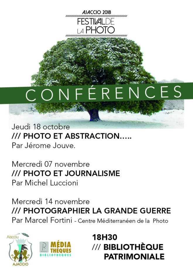 Conférences dans le cadre du Festival de la photo