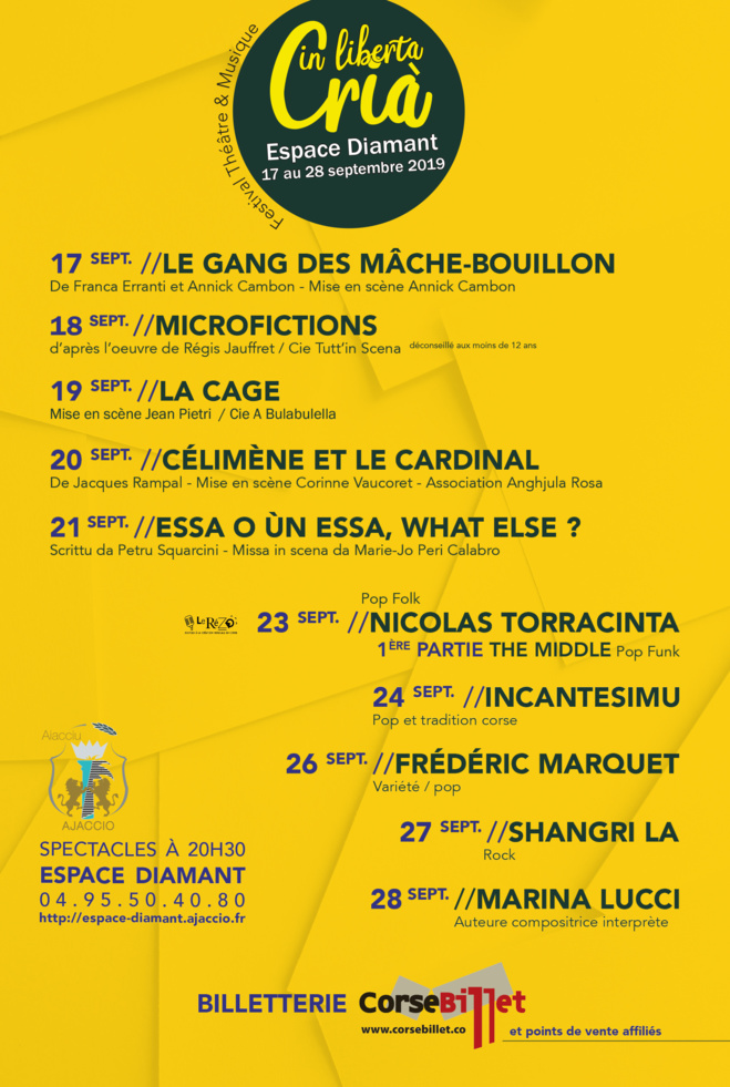 Crià in Liberta : Festival Théâtre et Musique Crià in Liberta : Festival Théâtre et Musique