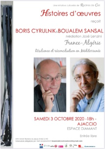 BORIS CYRULNIK & BOUALEM SANSAL à l'Espace Diamant BORIS CYRULNIK & BOUALEM SANSAL à l'Espace Diamant