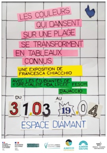 EXPOSITION : Les couleurs qui dansent sur une plage se transforment en tableaux connus EXPOSITION : Les couleurs qui dansent sur une plage se transforment en tableaux connus