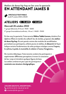 Danse : En attendant James B. Danse : En attendant James B.