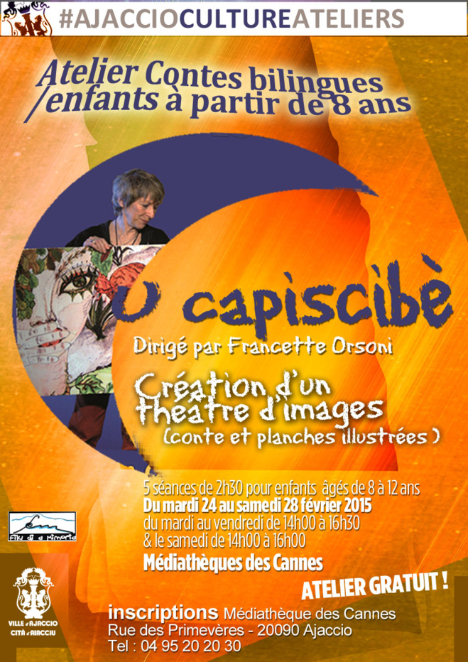 Dans les médiathèques, spectacle et atelier avec la conteuse Francette Orsoni ! Dans les médiathèques, spectacle et atelier avec la conteuse Francette Orsoni !