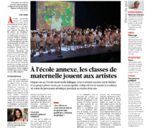 Projet d'éducation Artistique et Culturelle autour des arts vivants Projet d'éducation Artistique et Culturelle autour des arts vivants