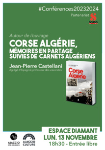 13/11 Conférence en paertenariat avec les édition du Scudo