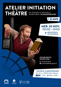 Atelier autour du spectacle Le Bibliothécaire Atelier autour du spectacle Le Bibliothécaire