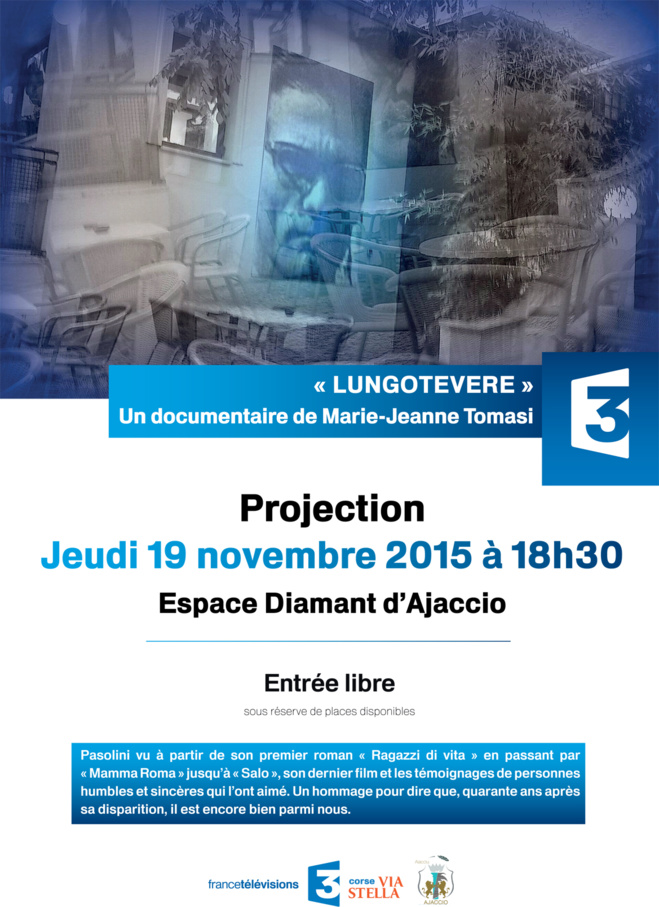 Jeudi 19 novembre : Lungotovere, un film de Marie-Jeanne Tomasi Jeudi 19 novembre : Lungotovere, un film de Marie-Jeanne Tomasi