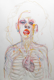 Exposition "Traits frissonés" / Jacqueline Desanti