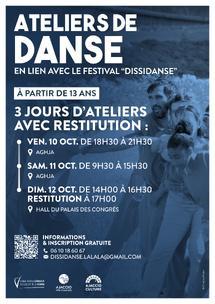 2 Ateliers en lien avec le festival Dissidanse
