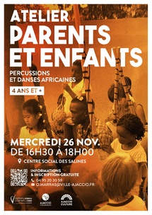 Atelier "Percussions et danses africaines"