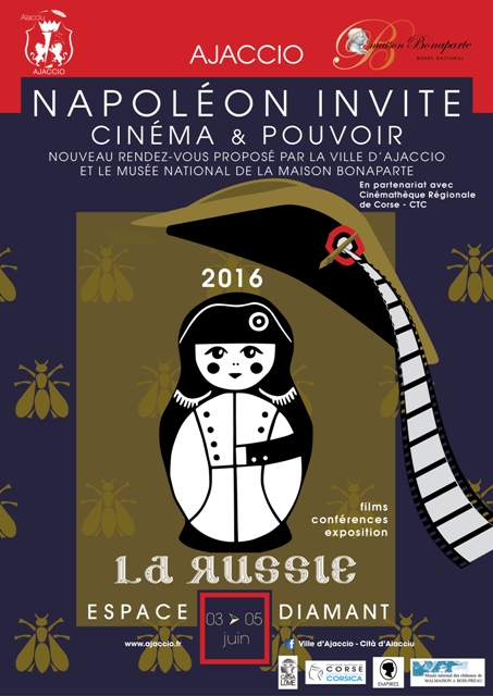 Du 3 au 5 juin, Napoléon invite la Russie, "Cinéma et pouvoir "