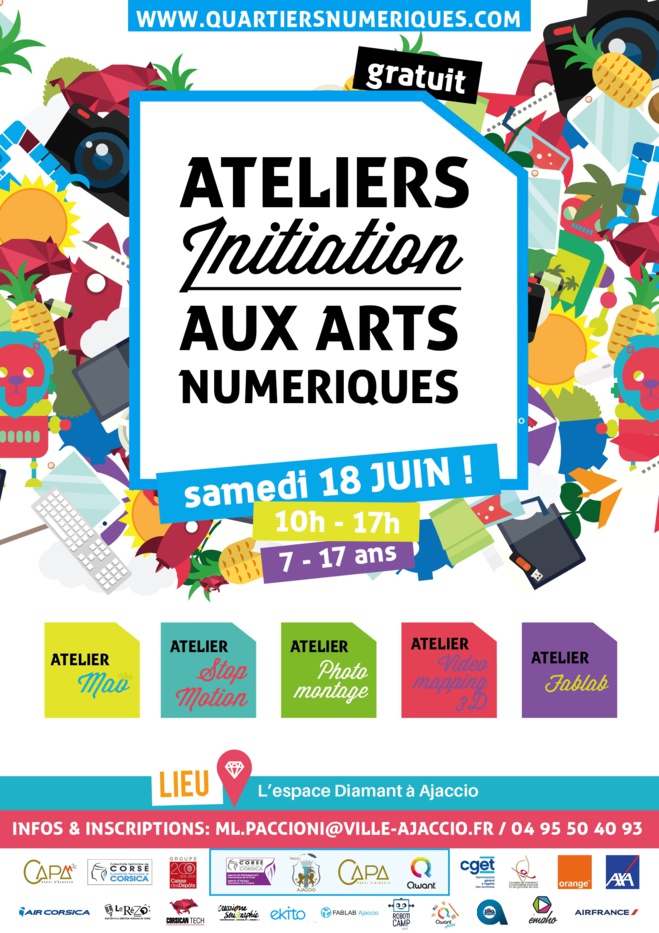 QUARTIERS NUMERIQUES DU 17 AU 23 JUIN : ATELIERS QUARTIERS NUMERIQUES DU 17 AU 23 JUIN : ATELIERS