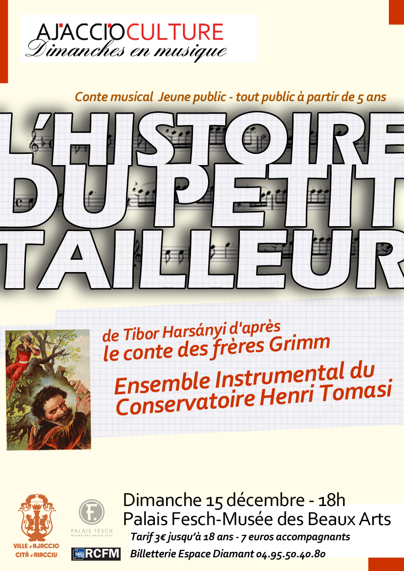 L'Histoire du Petit Tailleur, un conte musical au Palais Fesch