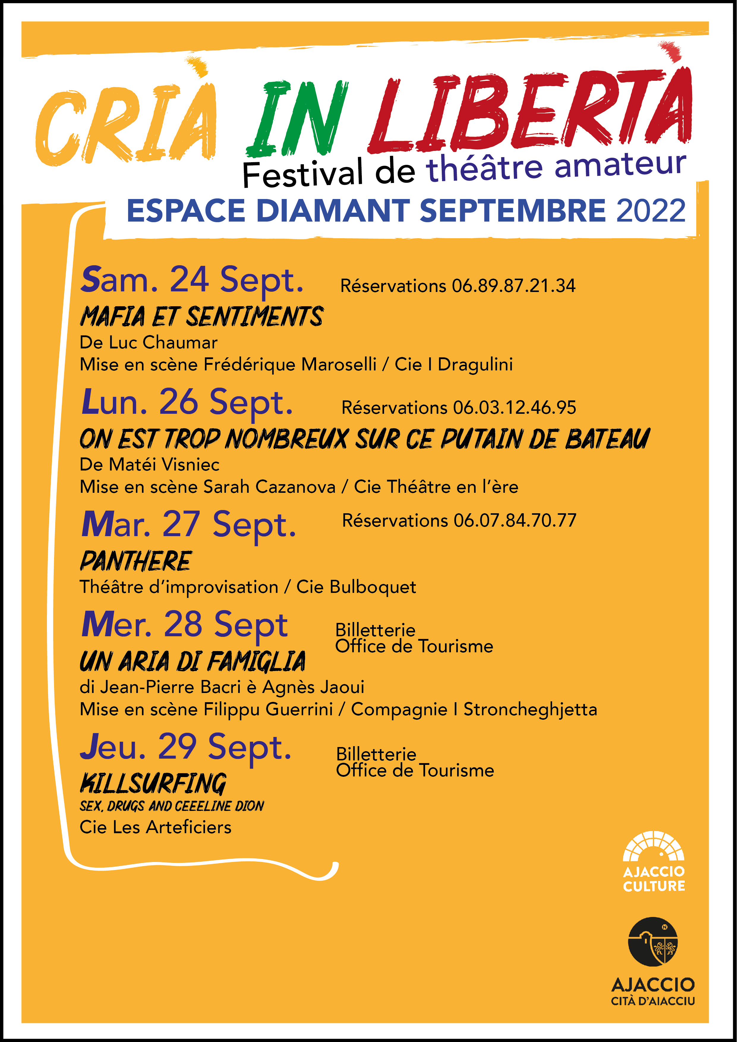 Festival de théâtre amateur / Crià in Liberta