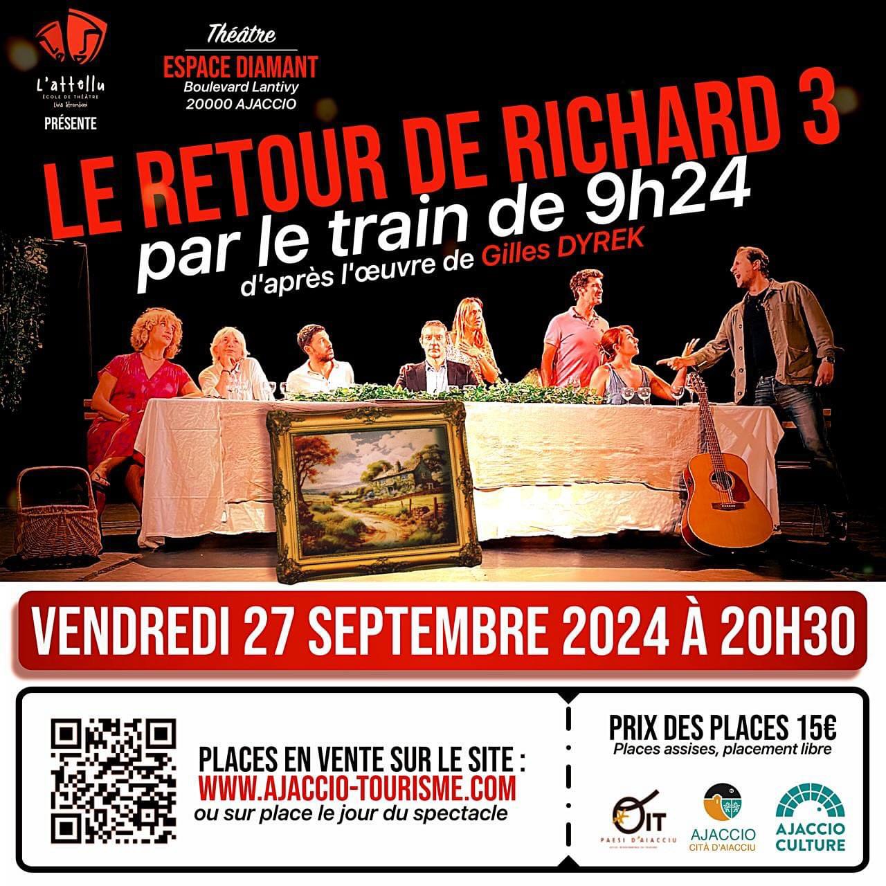 27/09 Festival Crià In Libertà - Le Retour De Richard 3 Par Le Train De 9h24