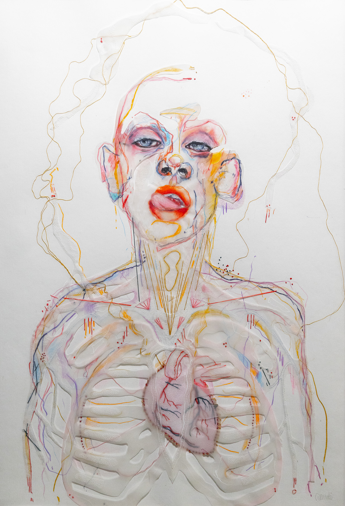 Exposition "Traits frissonés" / Jacqueline Desanti