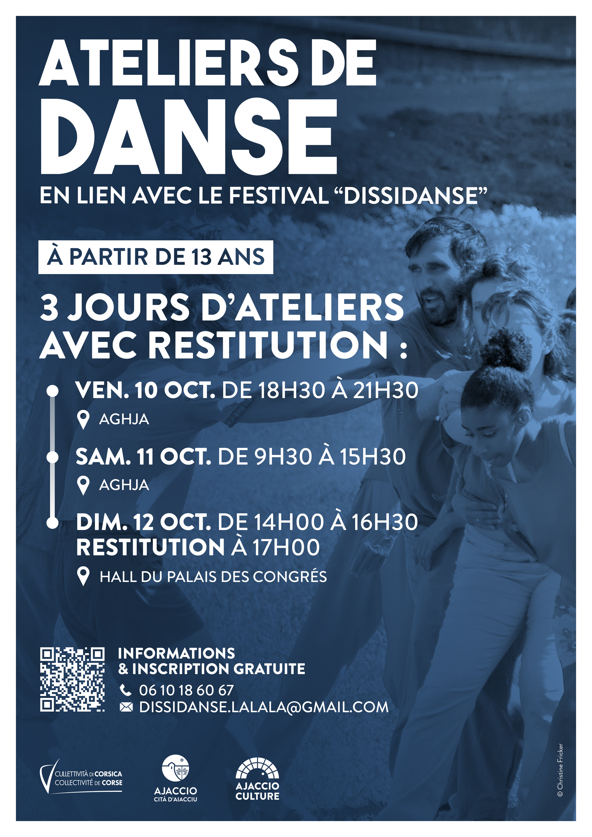 2 Ateliers en lien avec le festival Dissidanse
