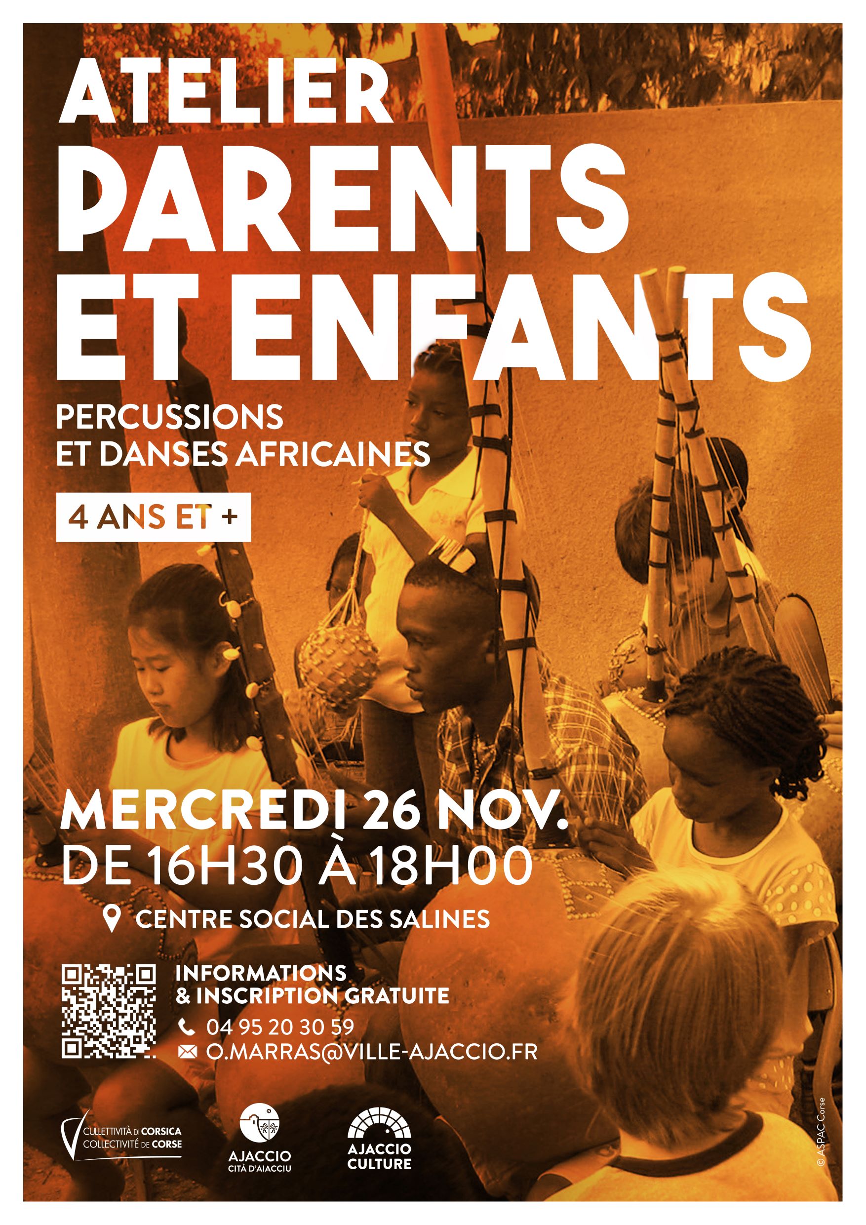 Atelier "Percussions et danses africaines"
