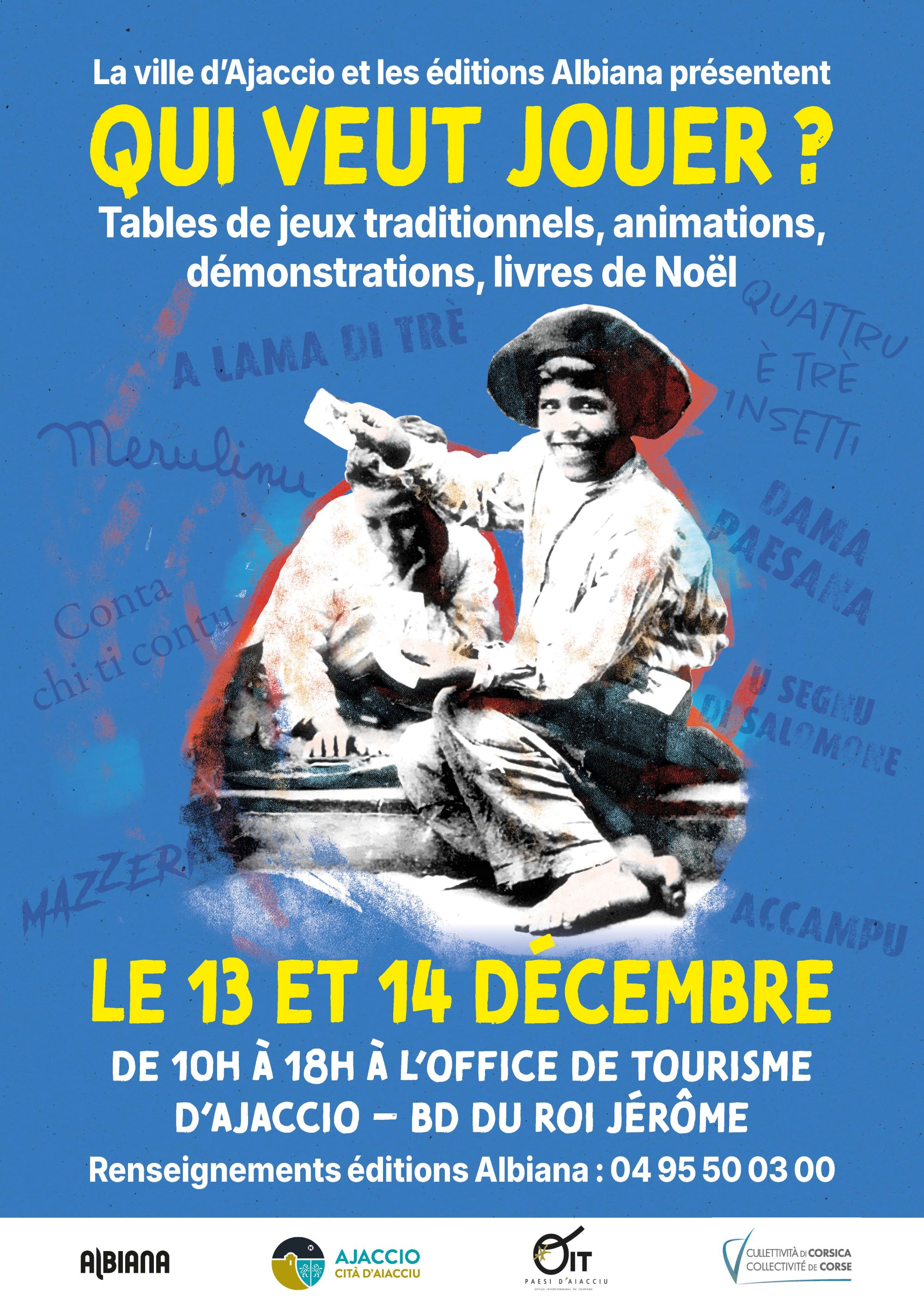 Evènement en partenariat aec les éditions Albiana : Qui veut jouer