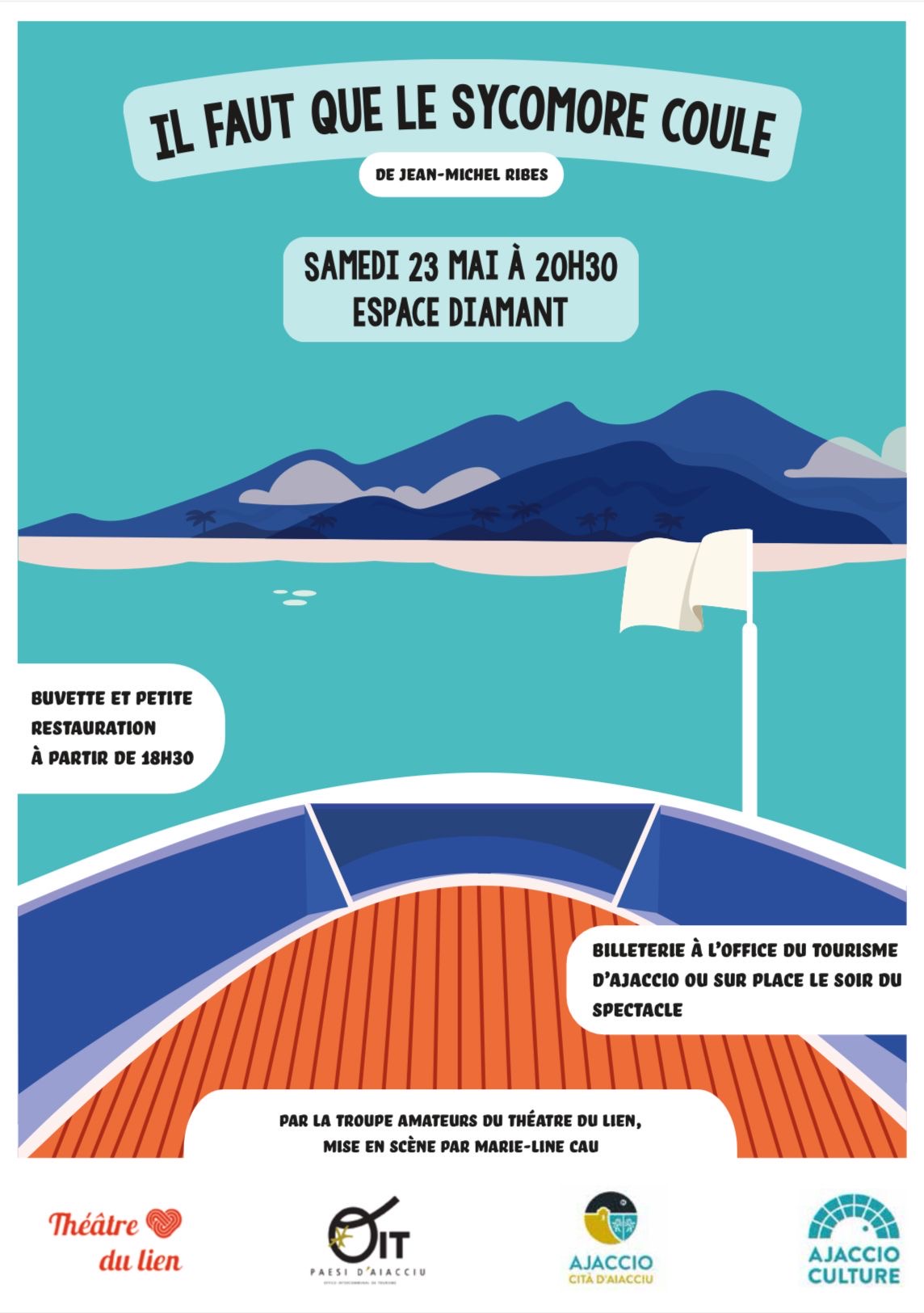 « Il faut que le Sycomore coule » de Jean-Michel Ribes, par le Théâtre du lien.